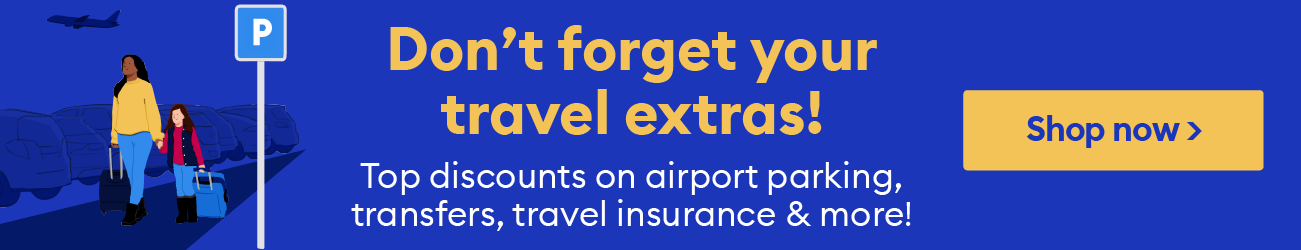 Banner - Get your travel extras